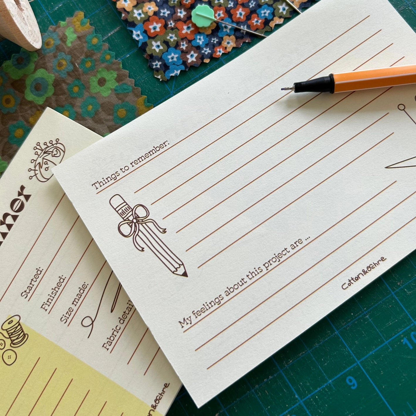 Project Planner Notepad by Cotton and Ochre