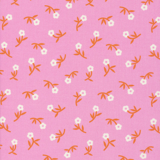 Tiny Blossoms - PINK - 5 Yard Backing