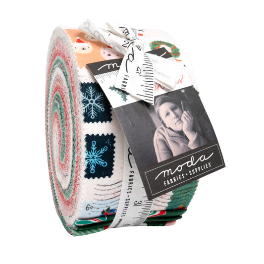 Tiny Christmas Jelly Roll by Lizzy House Designs