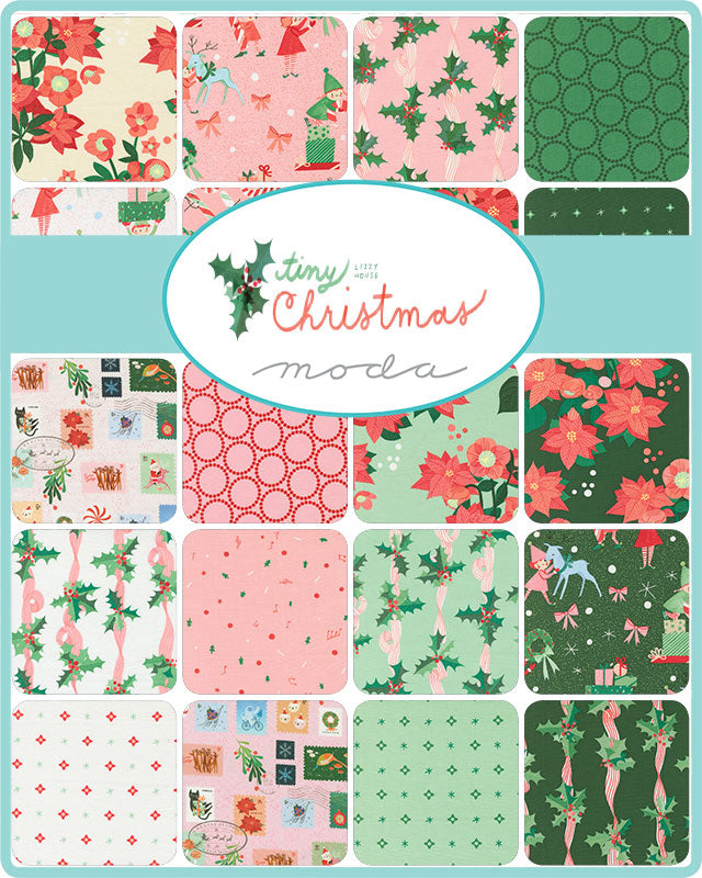 Tiny Christmas Charm Pack by Lizzy House Designs