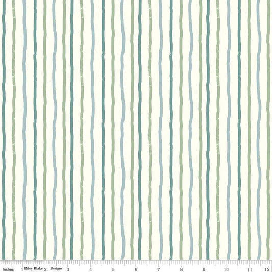 Roar Cream Stripe - Riley Blake Designs - *OOP