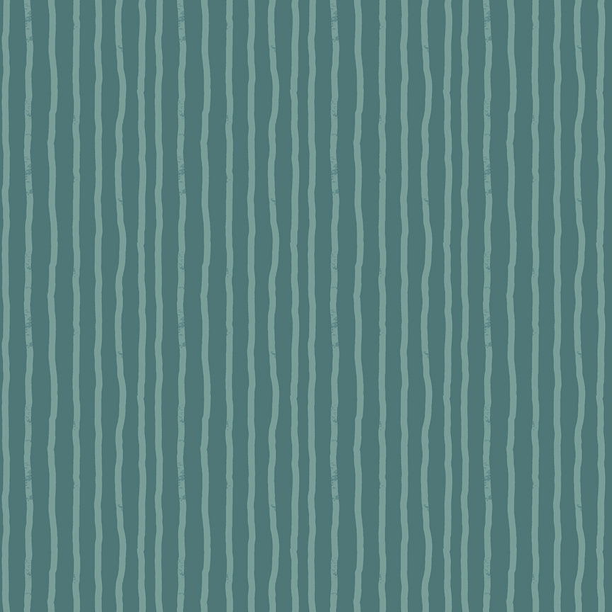 Roar Stripes Teal - Riley Blake Designs - *OOP