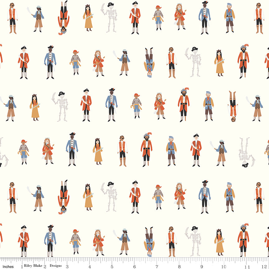 Hoist the Sails Cream Crew - Riley Blake Designs