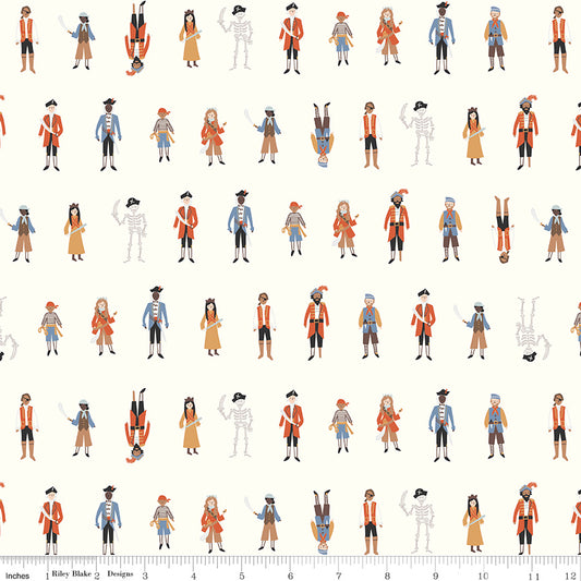 Hoist the Sails Cream Crew - Riley Blake Designs