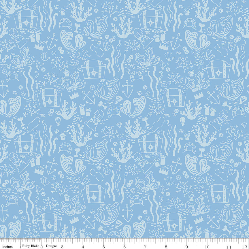 Hoist the Sails Sky Buried Treasure - Riley Blake Designs