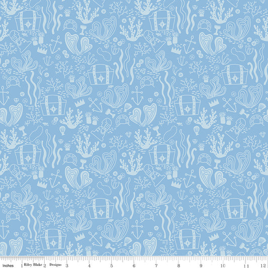 Hoist the Sails Sky Buried Treasure - Riley Blake Designs