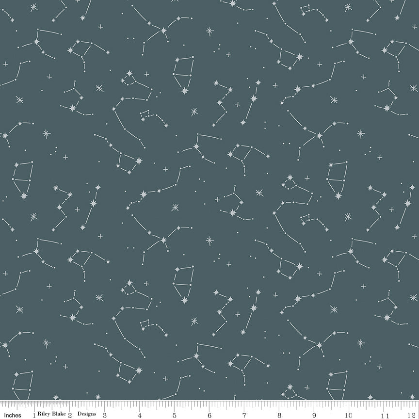 Hoist the Sails Chive Constellations - Riley Blake Designs