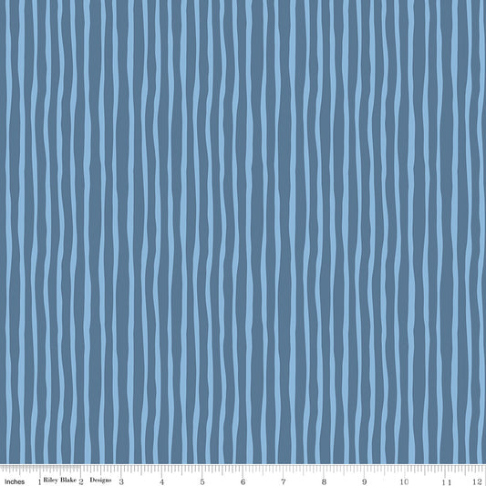 Hoist the Sails Stripe Denim- Riley Blake Designs