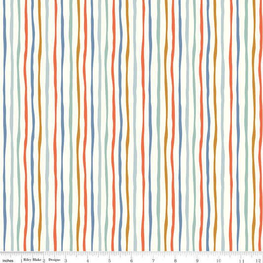 Hoist the Sails Stripe Multi- Riley Blake Designs