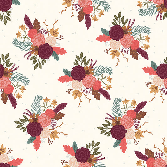 Sweetbriar Cream Main Floral - Riley Blake Designs