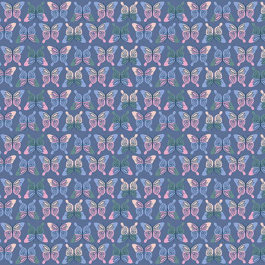 Chloe Butterflies in Blueberry
