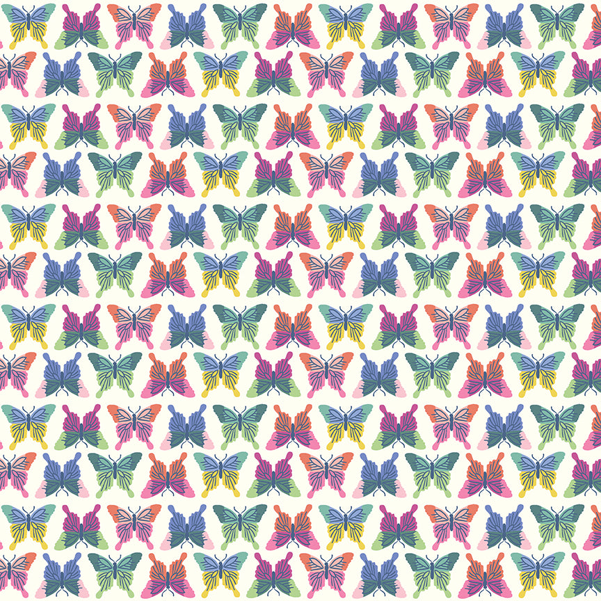Chloe Butterflies in Cream