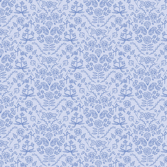 Chloe Damask in Light Blue