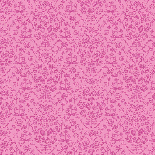 Chloe Damask in Peony