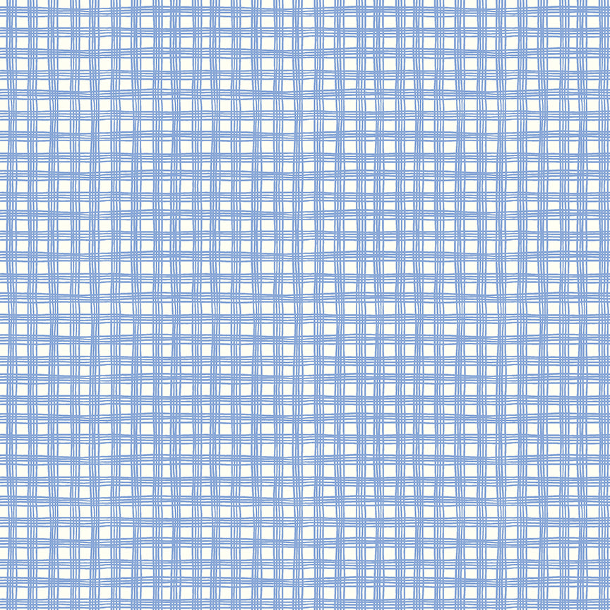 Chloe Gingham in Blueberry