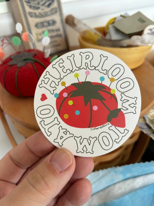 Heirloom Tomato Sticker by Cotton and Ochre