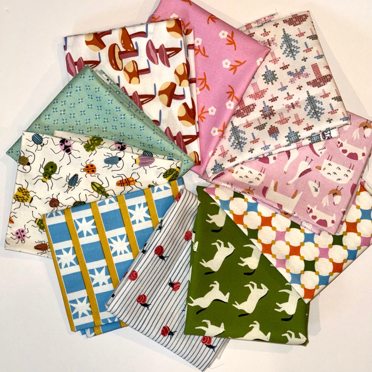 Cloud9 Fabric Bundle (10 pc.) *ORGANIC* Cotton