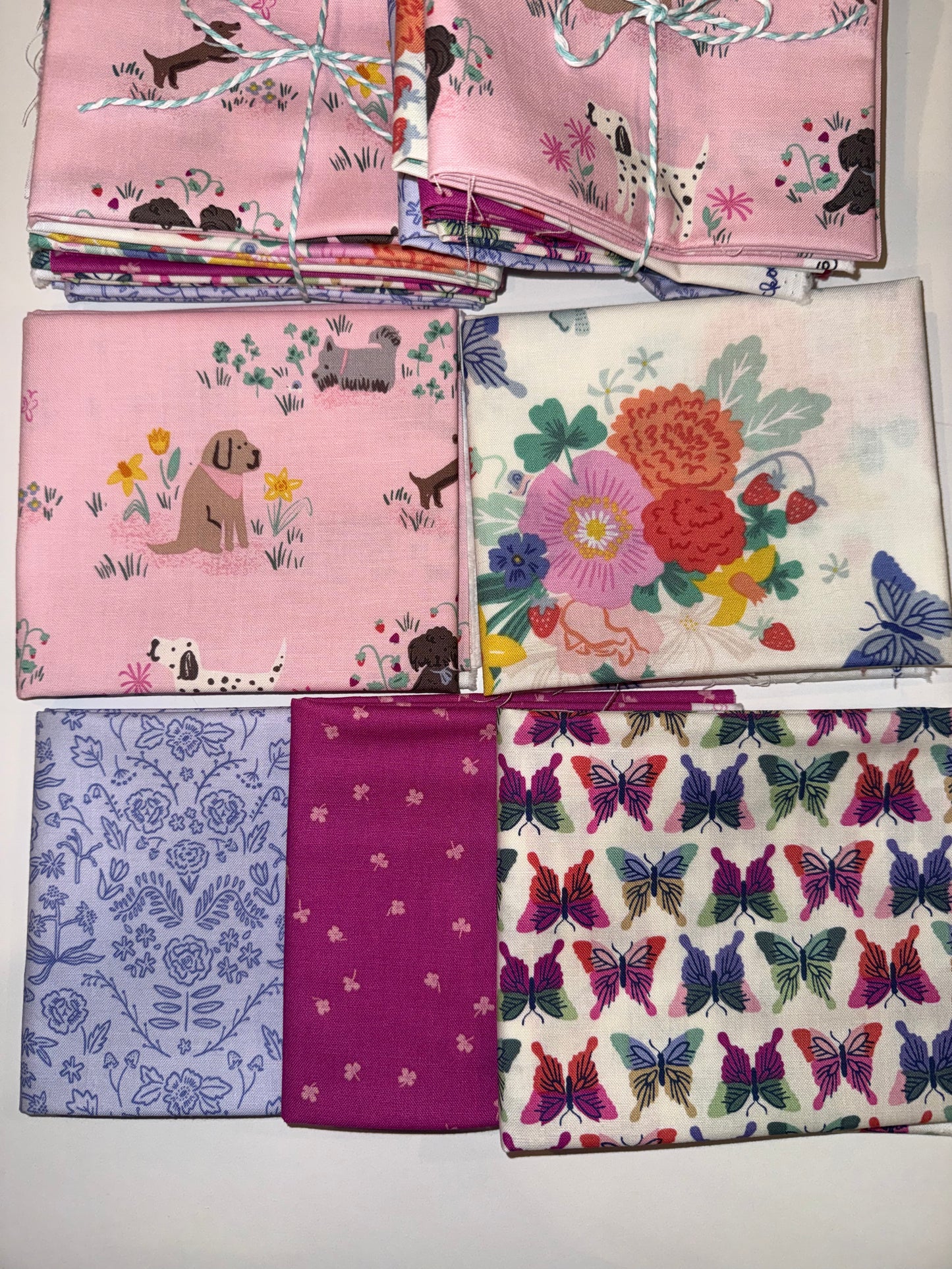 Riley Blake, Chloe, Citrus and Mint Designs, 5 Piece bundle