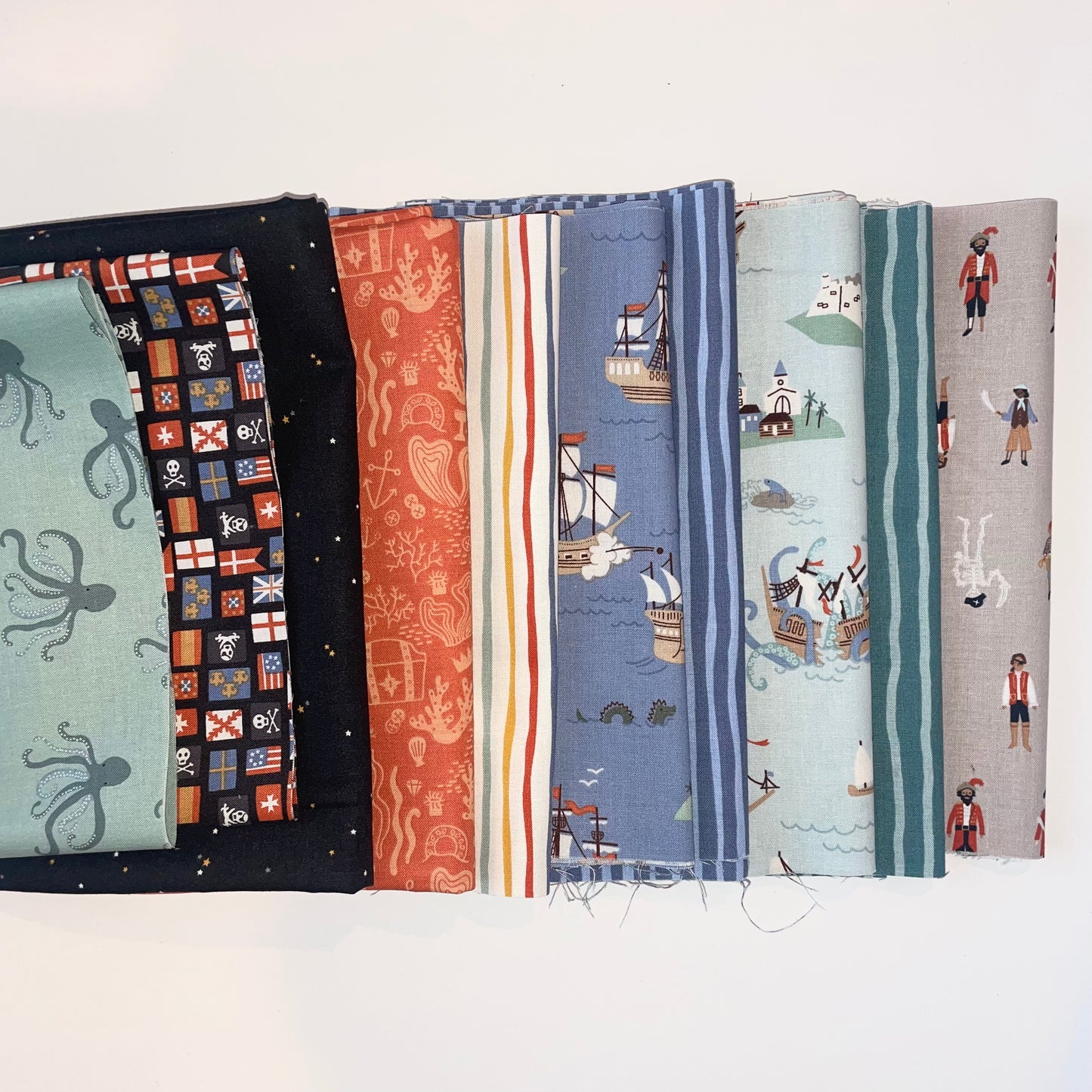 Twinkle Boat Baby/Toddler Quilt Kit- Hoist the Sails - Pirate Themed