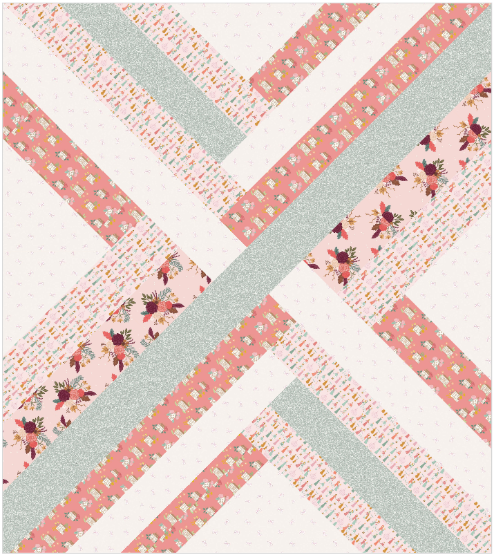 Maypole Baby Girl Quilt Kit - Jane Austen Inspired