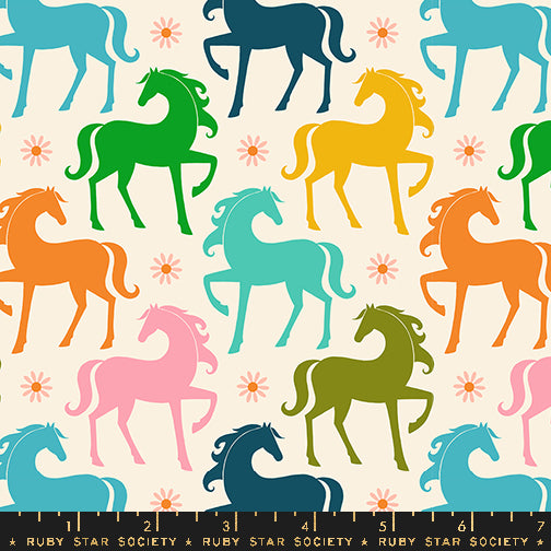 Fancy Horse in Natural from Carousel Collection
