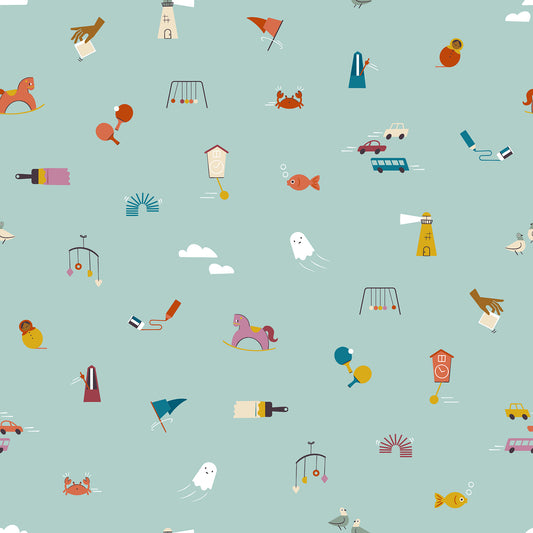 To and Fro - Here There - Lily Pad Aqua - Ruby Star Society