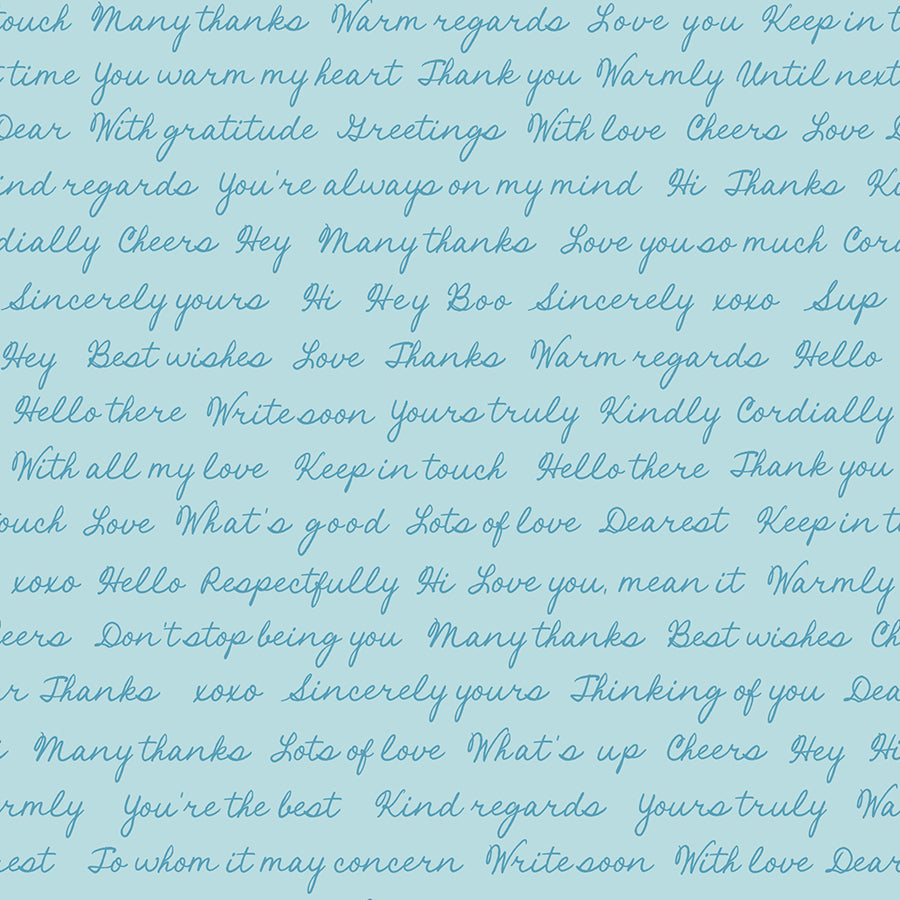 Salutations Hello Goodbye in Polar by Ruby Star Society