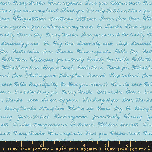Salutations Hello Goodbye in Polar by Ruby Star Society