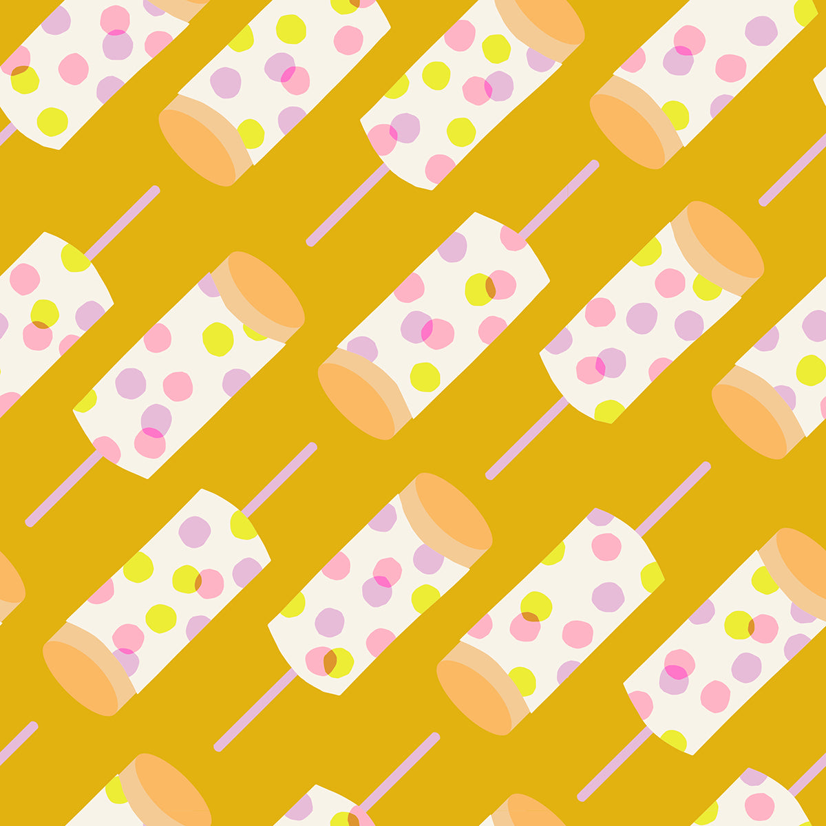 Sugar Cone Goldenrod Push Pops