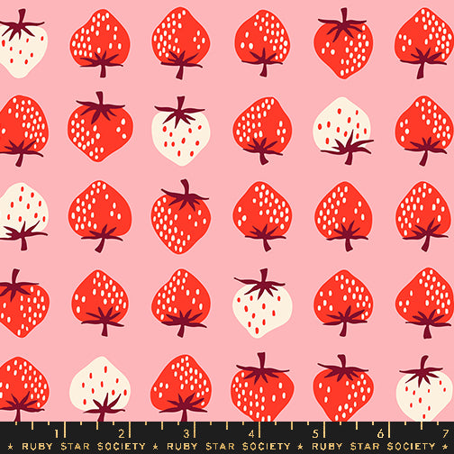 Strawberry in Balmy - Strawberry Collection by Kimberly Kight