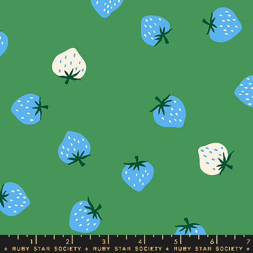 Strawberry Toss in Broccolini - Strawberry Collection by Kimberly Kight