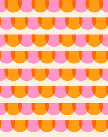 Roof Tiles in Flamingo - Animal Animal Collaborative Collection