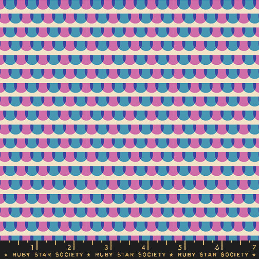 Roof Tiles in Vintage Blue - Animal Animal Collaborative Collection