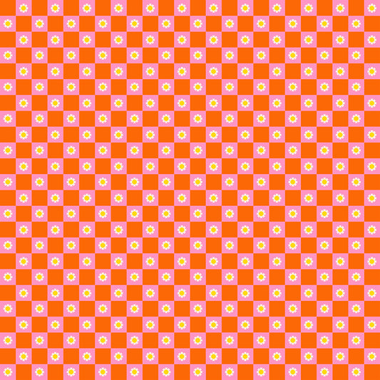 Flower Check Goldfish - Animal Animal Collaborative Collection