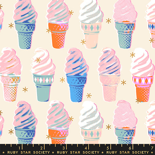 Ice Cream in Metallic Natural - Best Day Ever by Melody Miller
