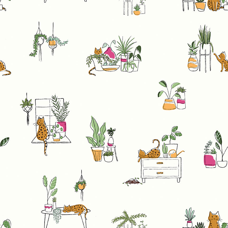 Leafy Keen Main White Sparkle