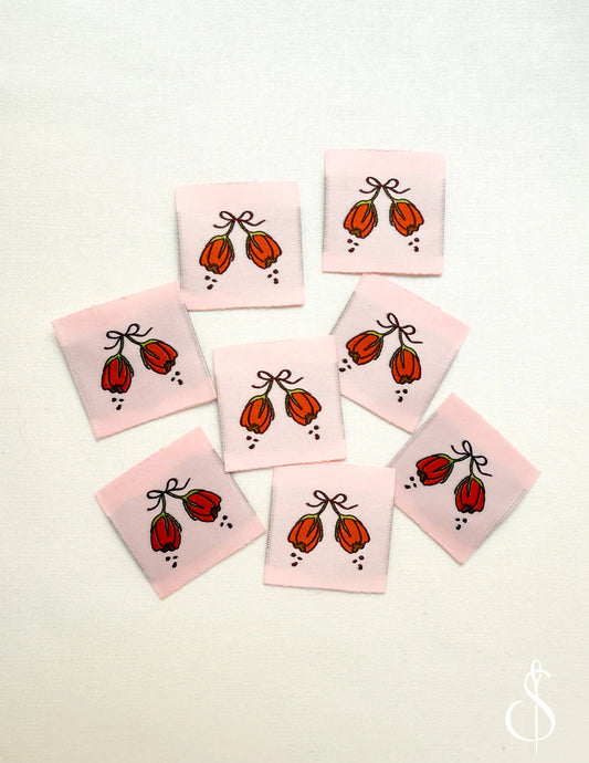 Tulip Woven Labels by Minki Kim