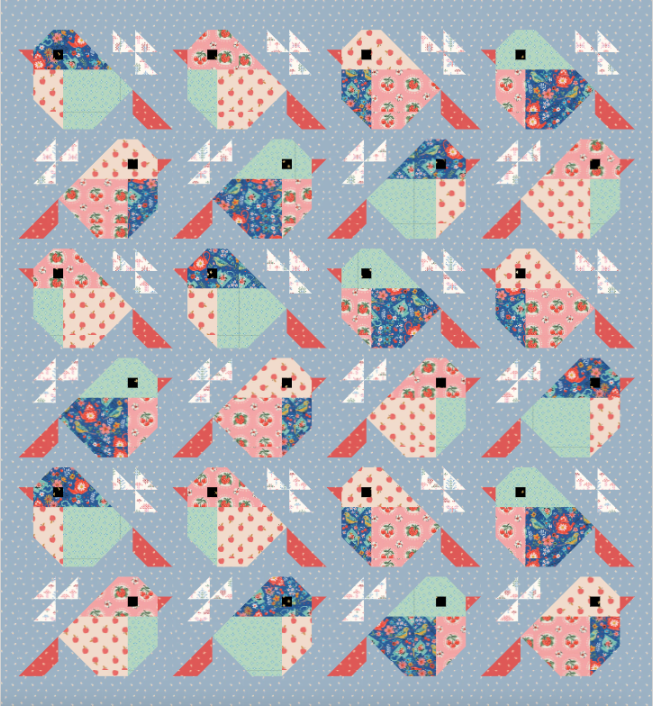 Sparrows Quilt Kit - Multiple Variations