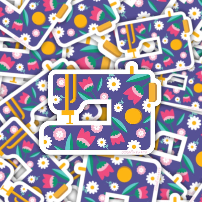 Sewing Machine Sticker by Sarah Hearts