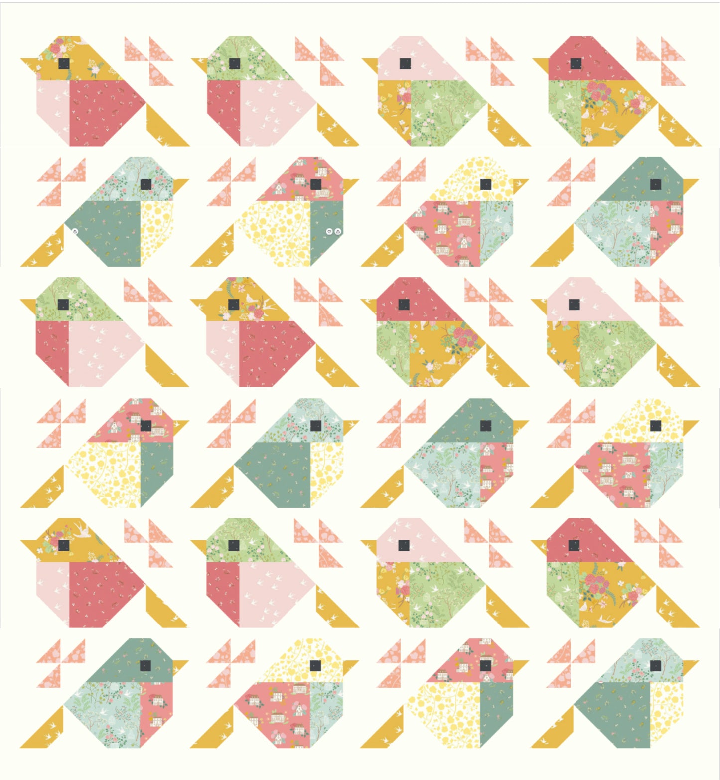 Sparrows Quilt Kit - Multiple Variations