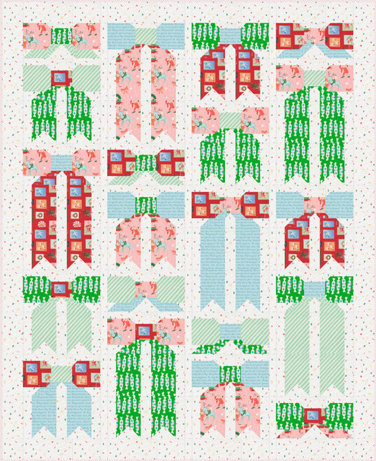 Christmas Bows - Top Knot Quilt Kit