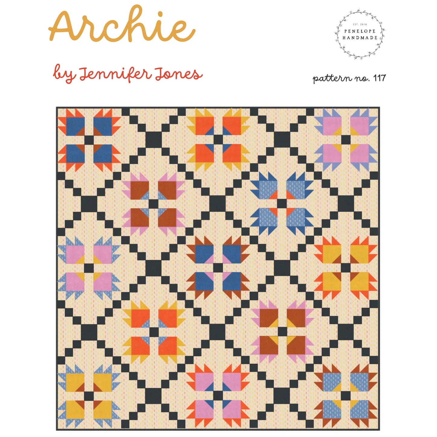 Archie Quilt Paper Pattern