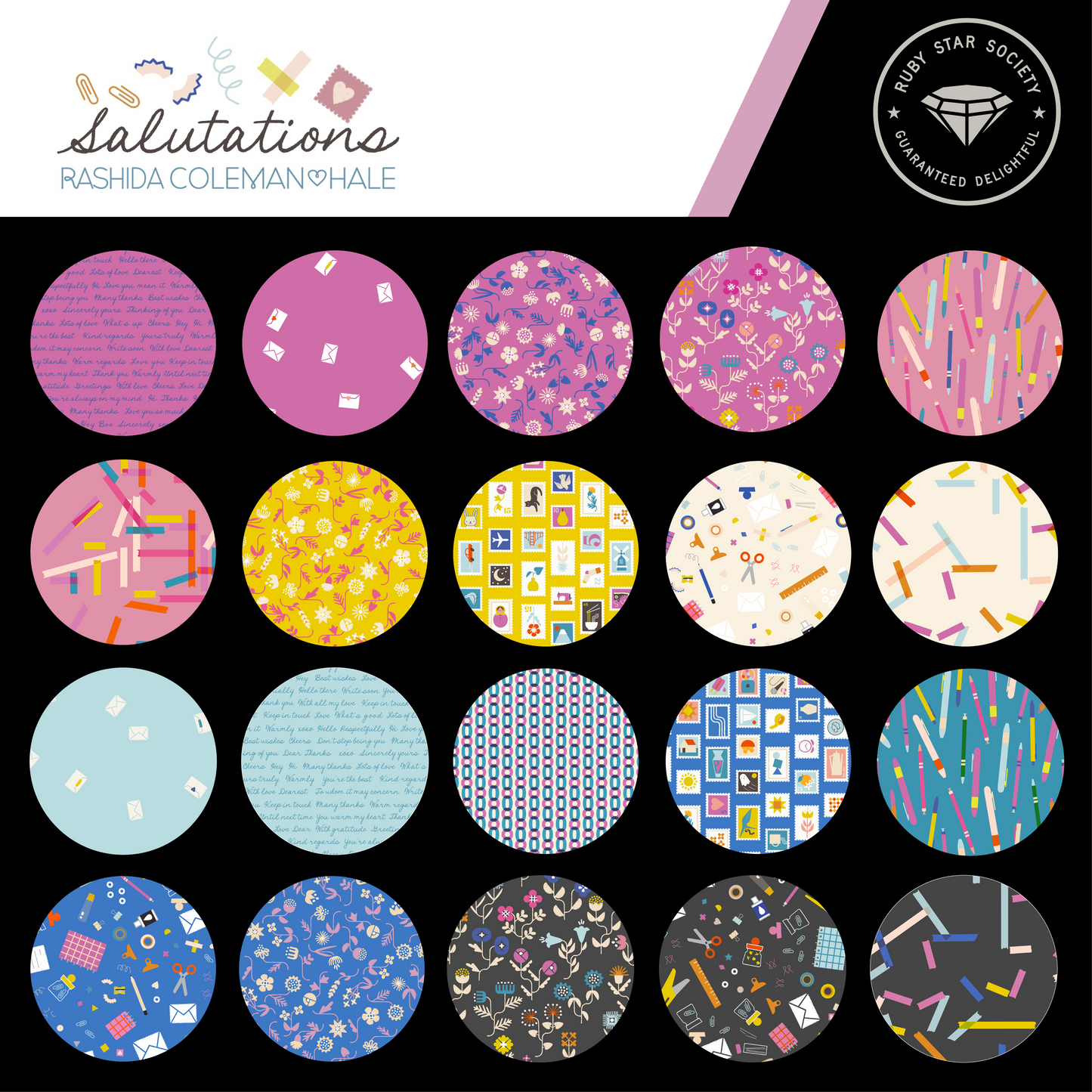 Salutations Charm Pack by Ruby Star Society