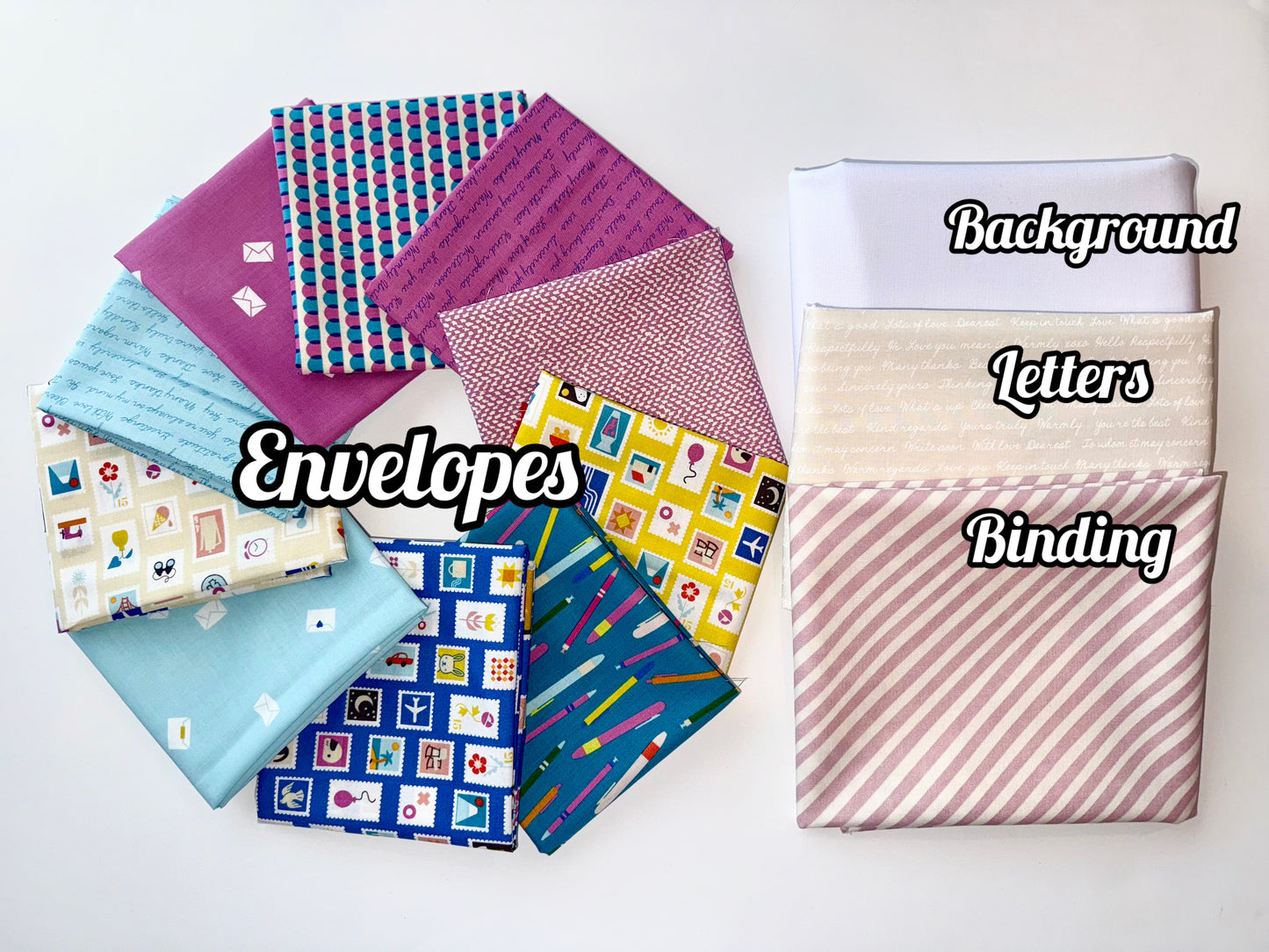 Write More Letters Quilt Kit