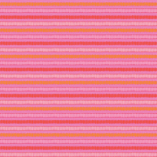 Under the Canopy - Pink Diamond Stripes - Riley Blake Designs - *OOP