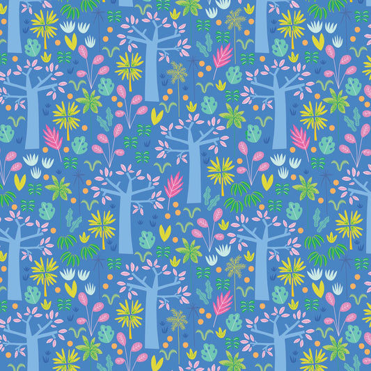Under the Canopy Blue In the Mighty Jungle - Riley Blake Designs - *OOP