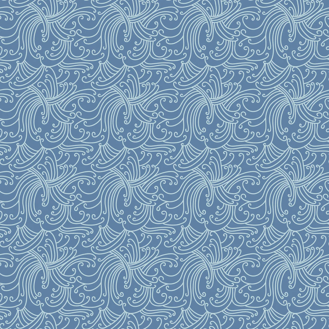 Riptide Denim Gnarly Waves - Riley Blake Designs - *OOP