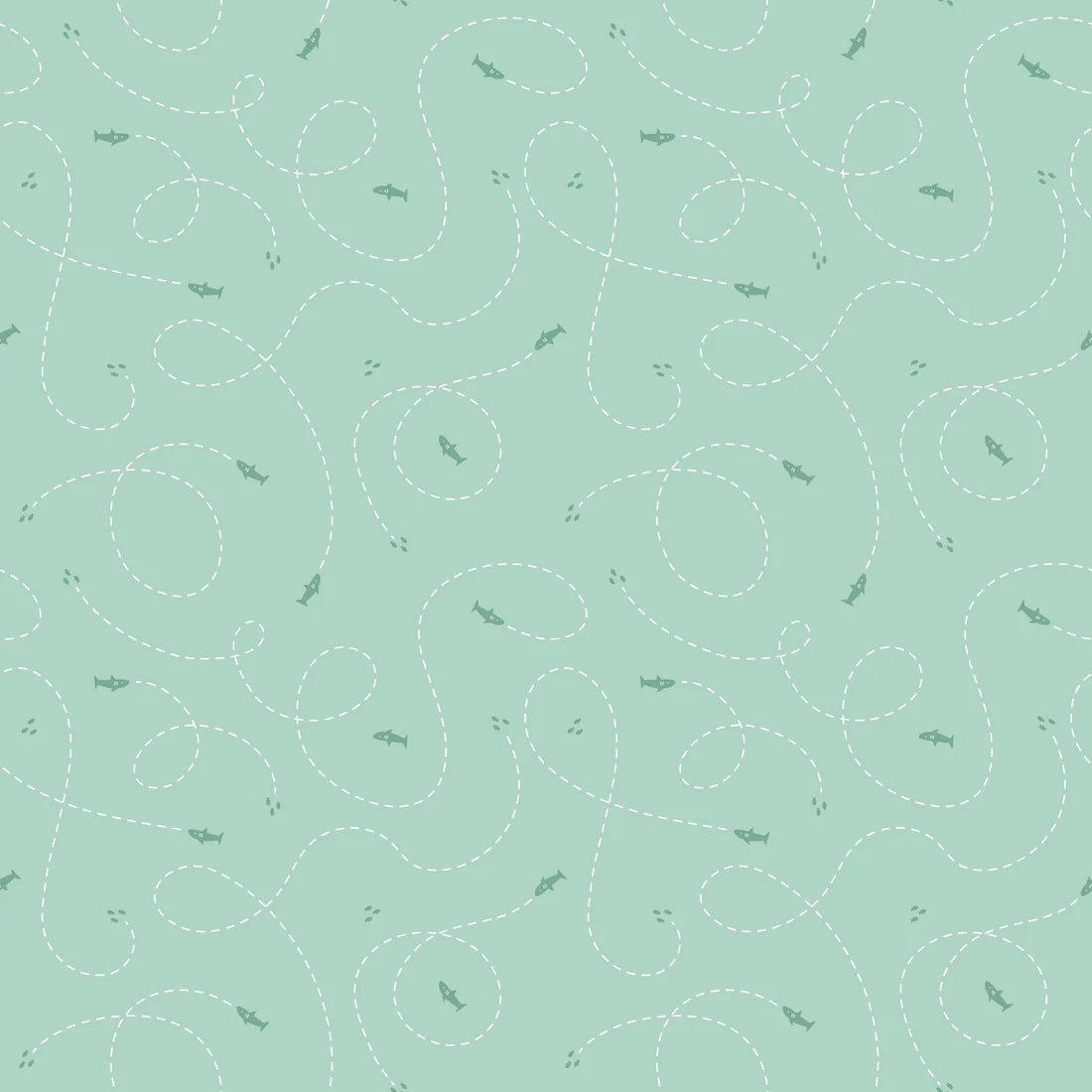 Riptide Teal Hunt - Riley Blake Designs - *OOP