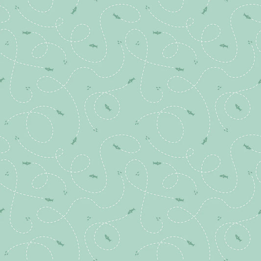 Riptide Teal Hunt - Riley Blake Designs - *OOP