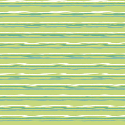 Riptide Green Stripe - Riley Blake Designs - *OOP